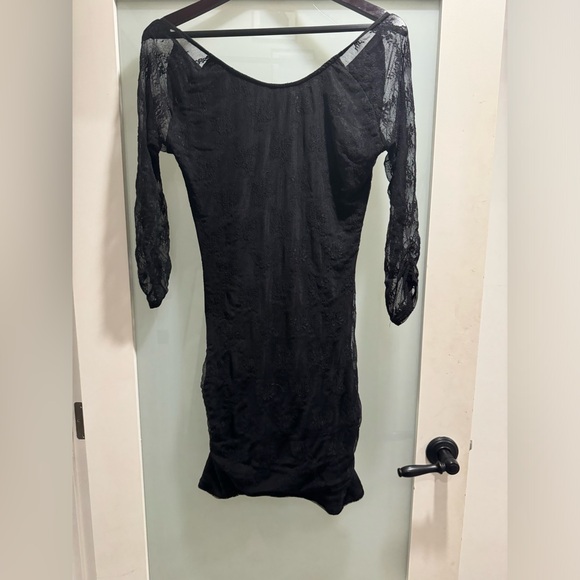 Black Lace Dress - Picture 4 of 7